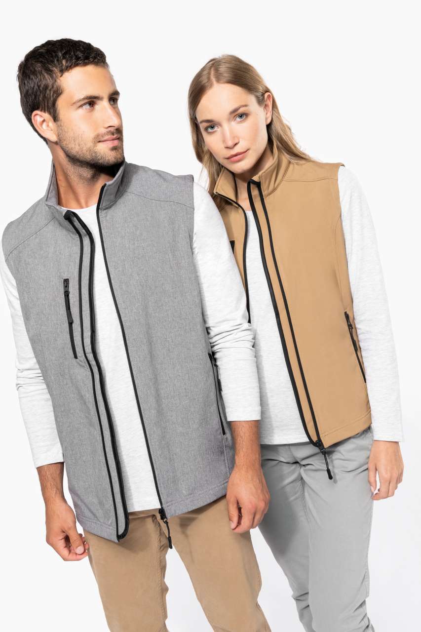 MEN'S SOFTSHELL BODYWARMER - Titanium - Additional