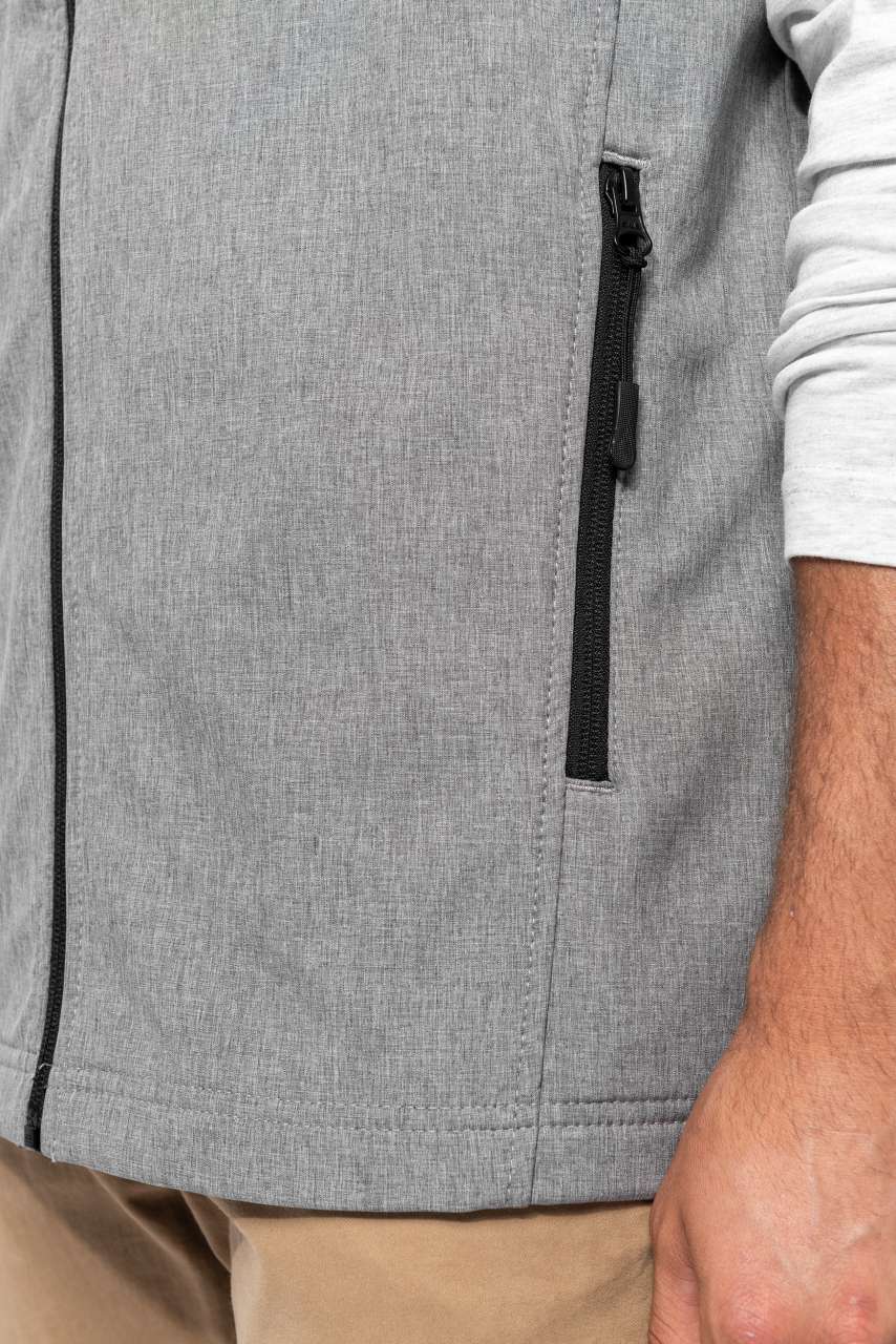 MEN'S SOFTSHELL BODYWARMER - Titanium - Additional