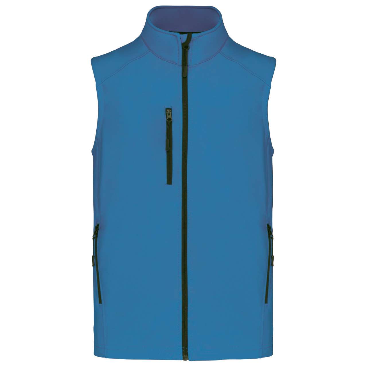MEN'S SOFTSHELL BODYWARMER - Aqua Blue - Main