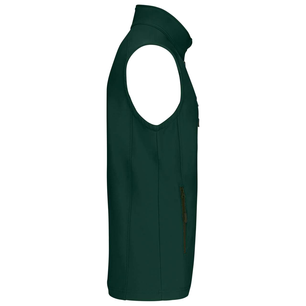 MEN'S SOFTSHELL BODYWARMER - Bottle Green - Additional