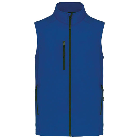 MEN'S SOFTSHELL BODYWARMER - Dark Royal Blue - Main
