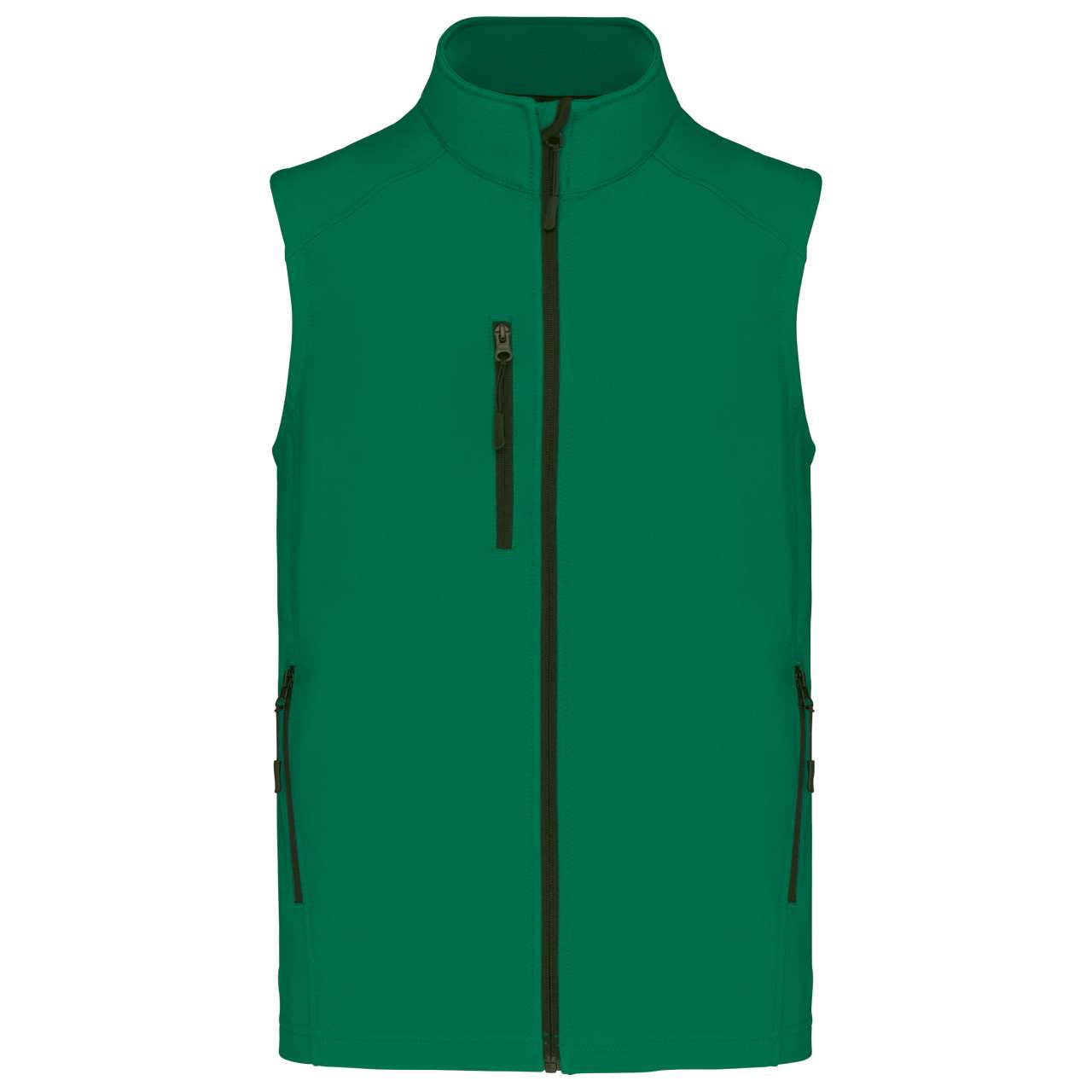 MEN'S SOFTSHELL BODYWARMER - Kelly Green - Main