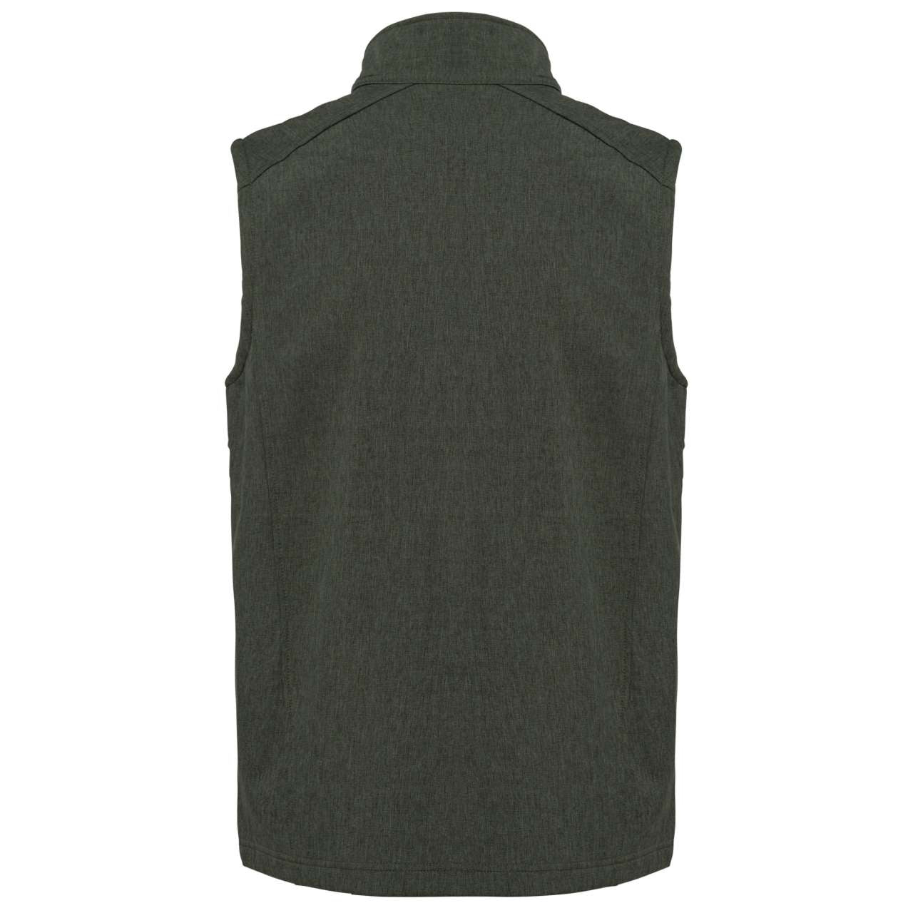 MEN'S SOFTSHELL BODYWARMER - Marl Green - Additional