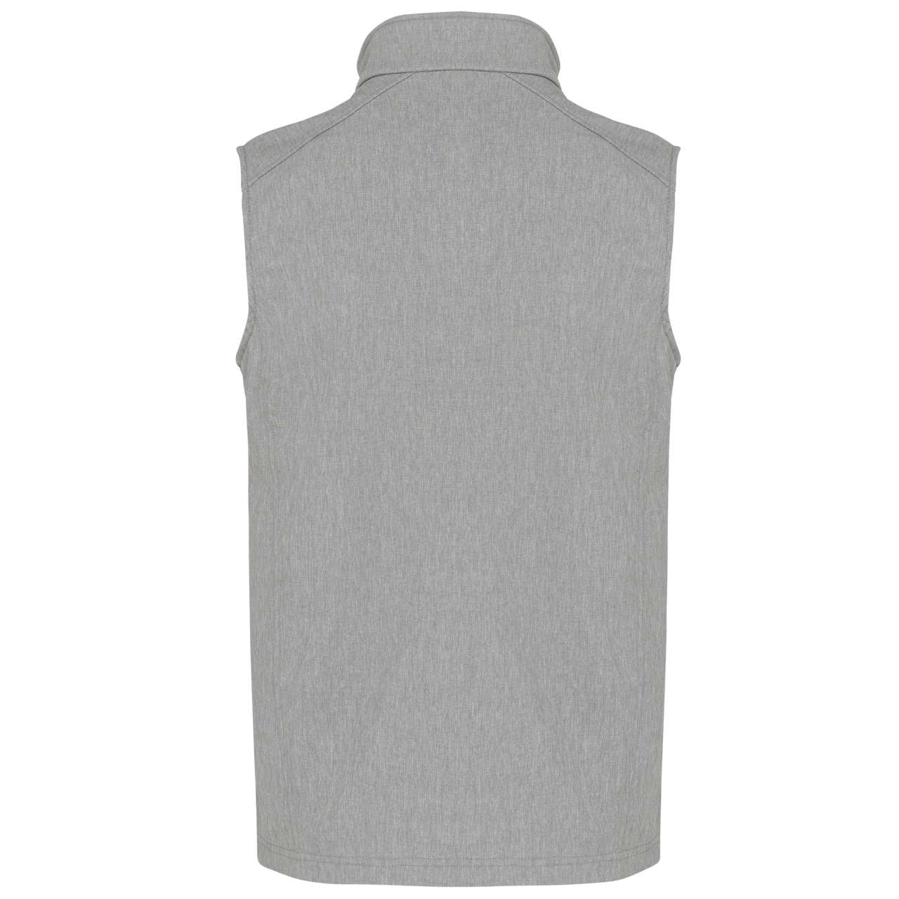 MEN'S SOFTSHELL BODYWARMER - Marl Grey - Additional