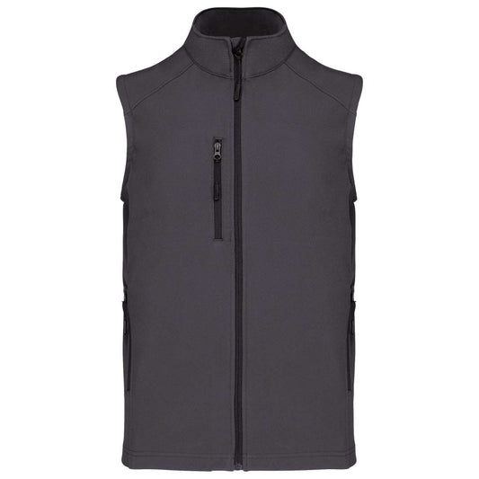 MEN'S SOFTSHELL BODYWARMER - Titanium - Main