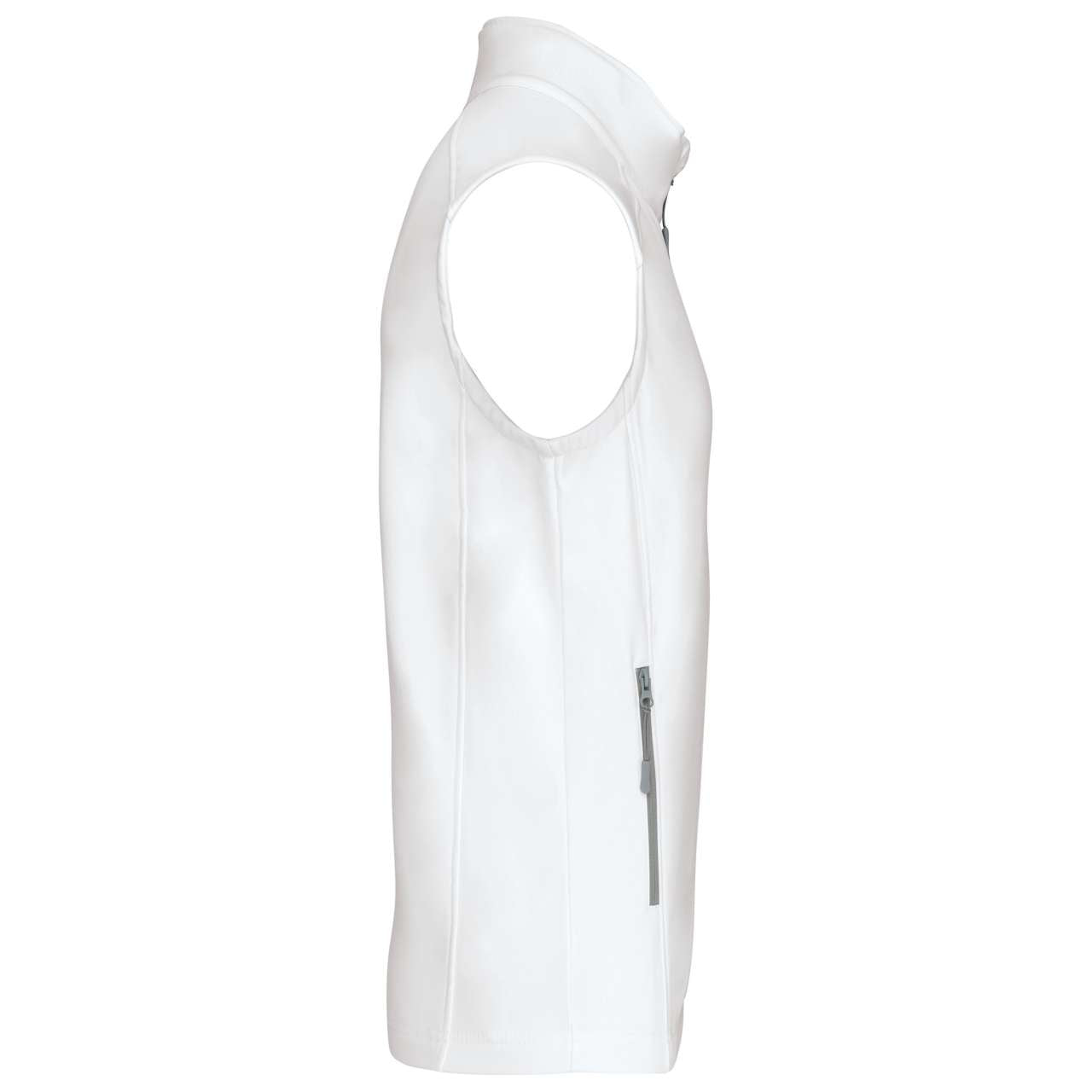 MEN'S SOFTSHELL BODYWARMER - White - Additional