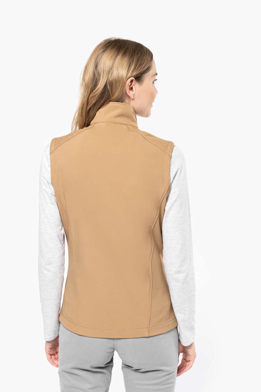 LADIES' SOFTSHELL BODYWARMER - Aqua Blue - Additional
