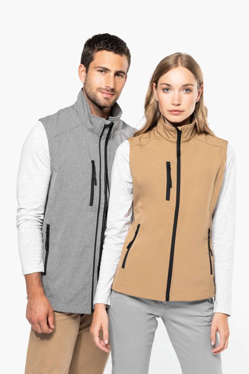 LADIES' SOFTSHELL BODYWARMER - Kelly Green - Additional