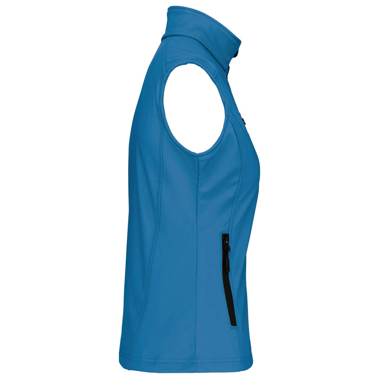 LADIES' SOFTSHELL BODYWARMER - Aqua Blue - Additional