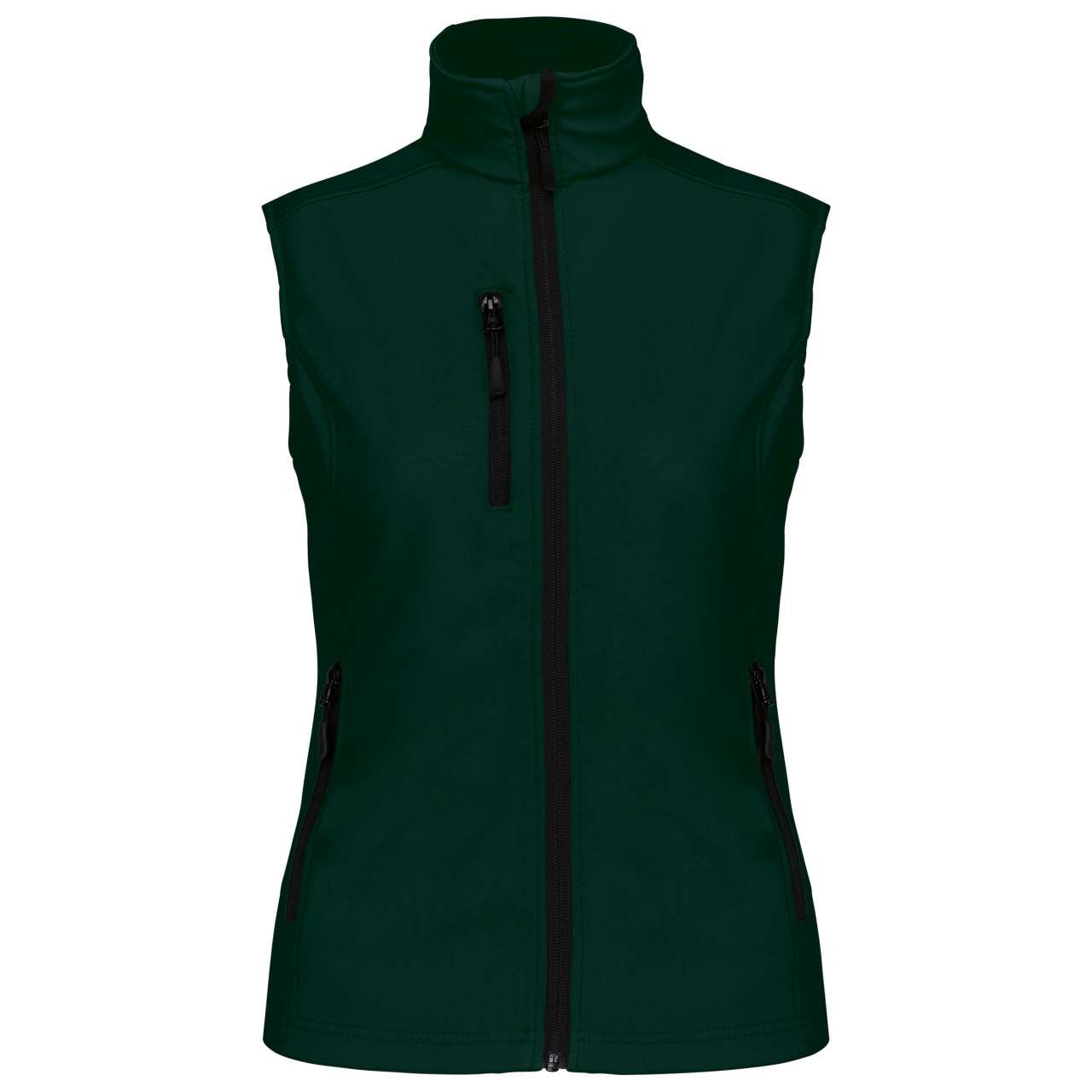 LADIES' SOFTSHELL BODYWARMER - Bottle Green - Main