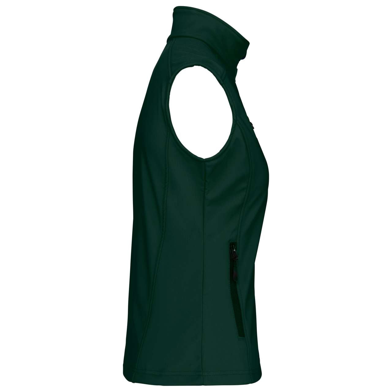 LADIES' SOFTSHELL BODYWARMER - Bottle Green - Additional