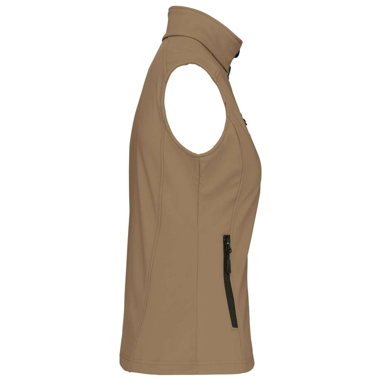 LADIES' SOFTSHELL BODYWARMER - Camel - Additional