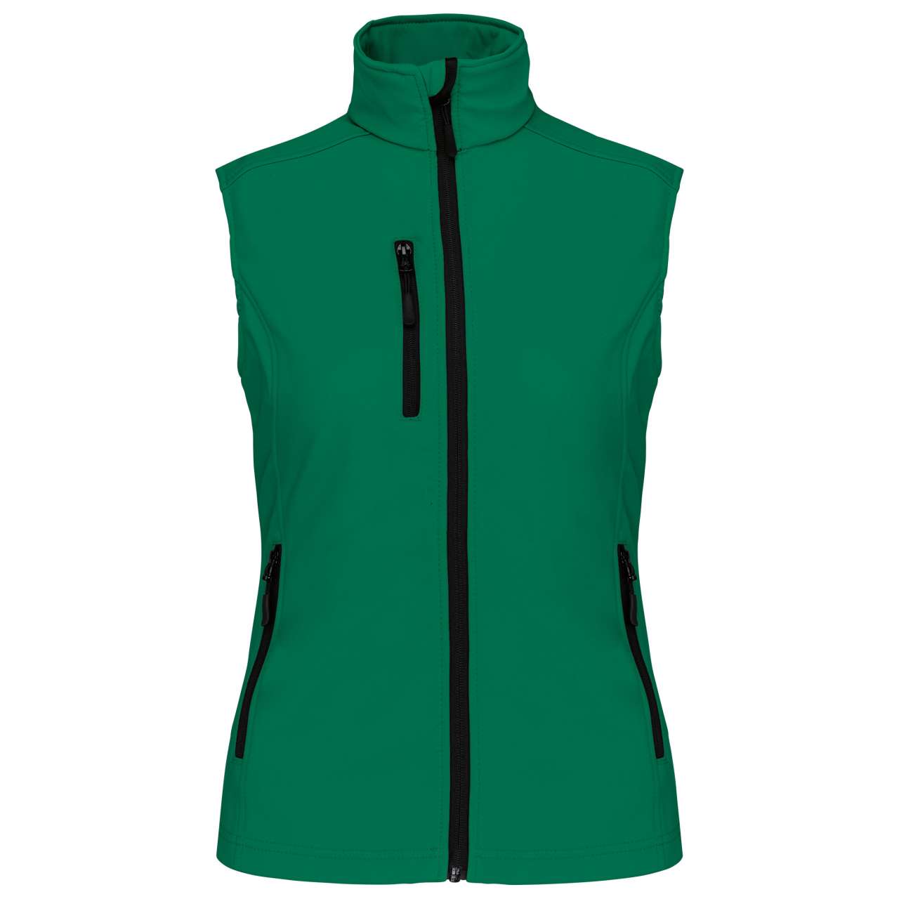 LADIES' SOFTSHELL BODYWARMER - Kelly Green - Main