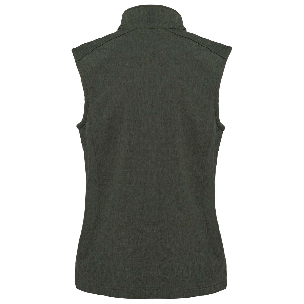 LADIES' SOFTSHELL BODYWARMER - Marl Green - Additional