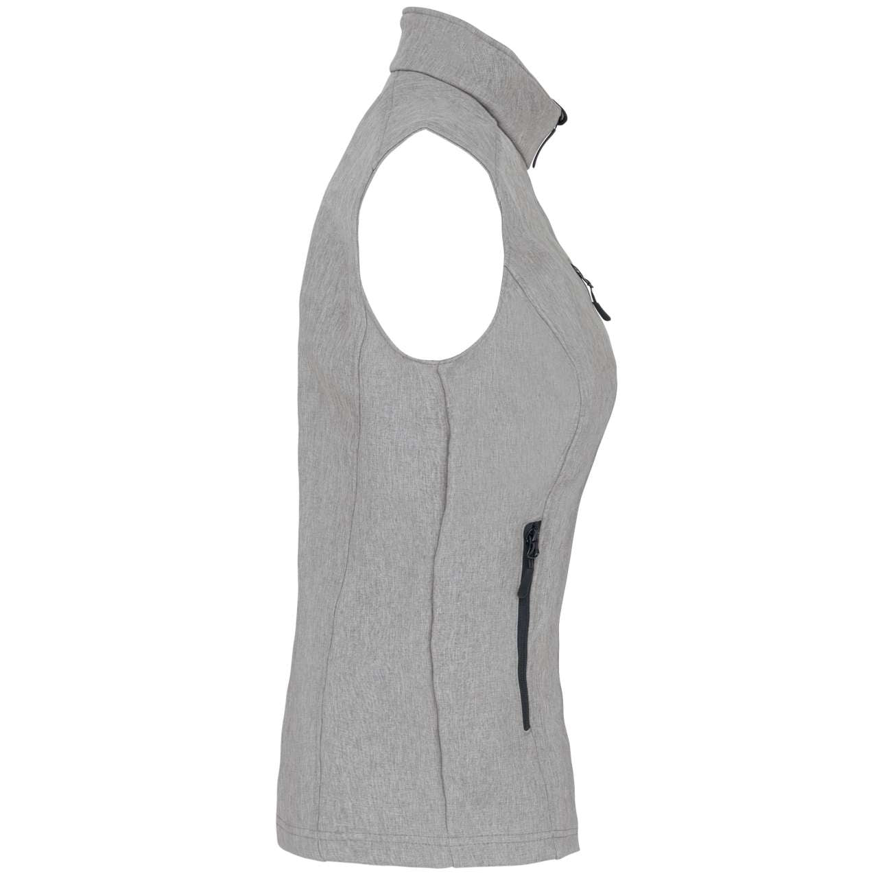 LADIES' SOFTSHELL BODYWARMER - Marl Grey - Additional