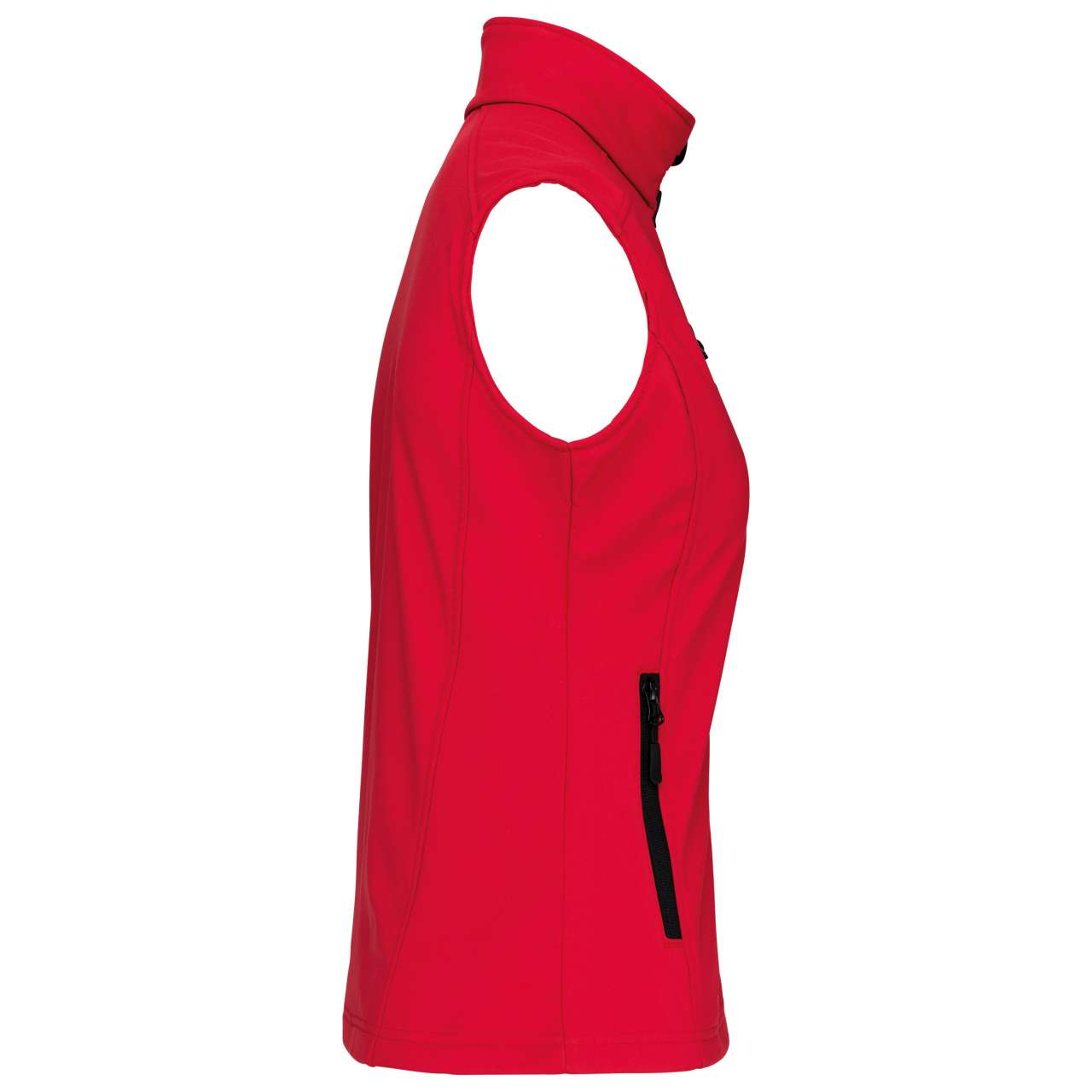 LADIES' SOFTSHELL BODYWARMER - Red - Additional