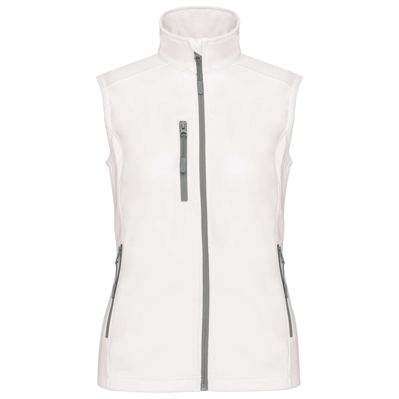 LADIES' SOFTSHELL BODYWARMER - White - Main