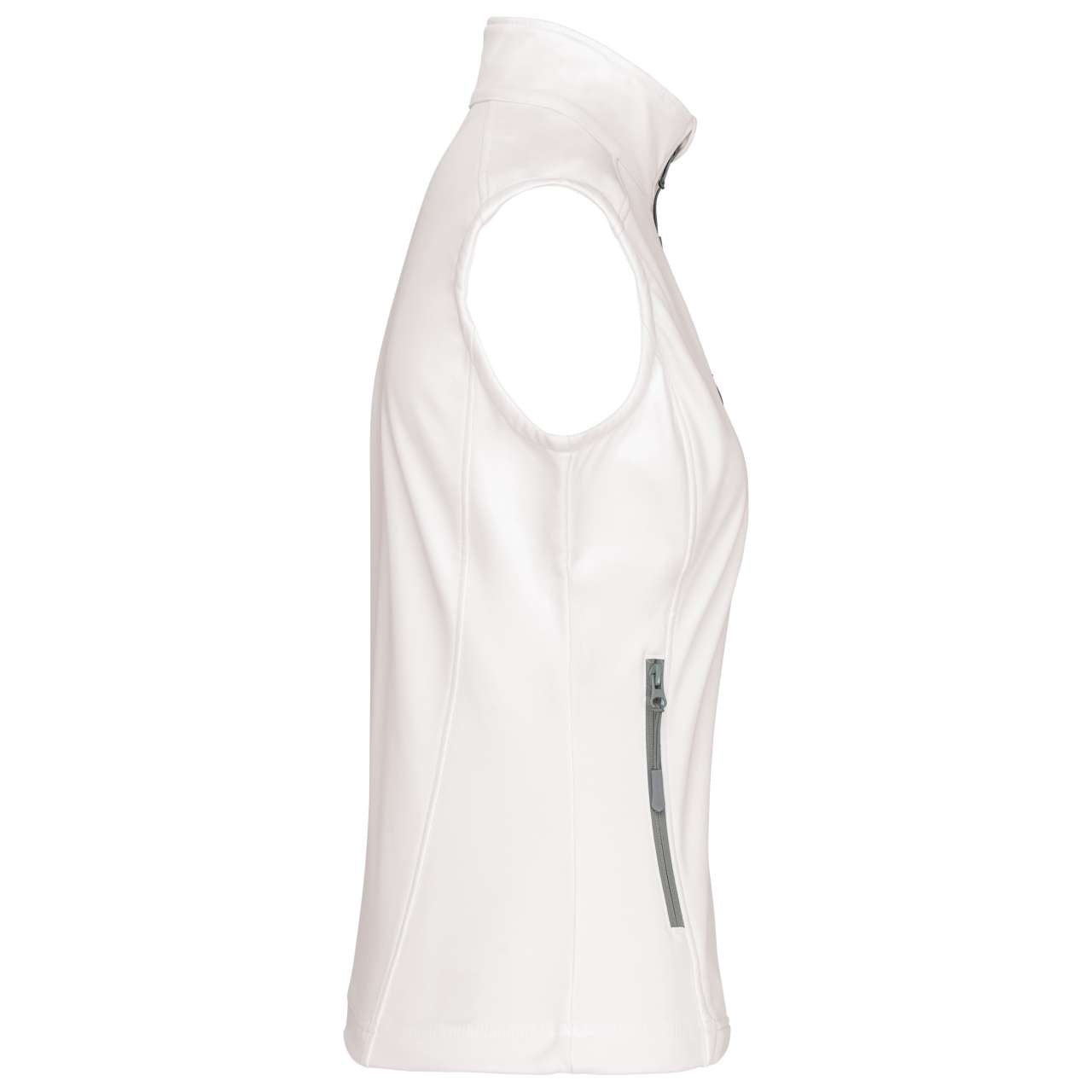 LADIES' SOFTSHELL BODYWARMER - White - Additional
