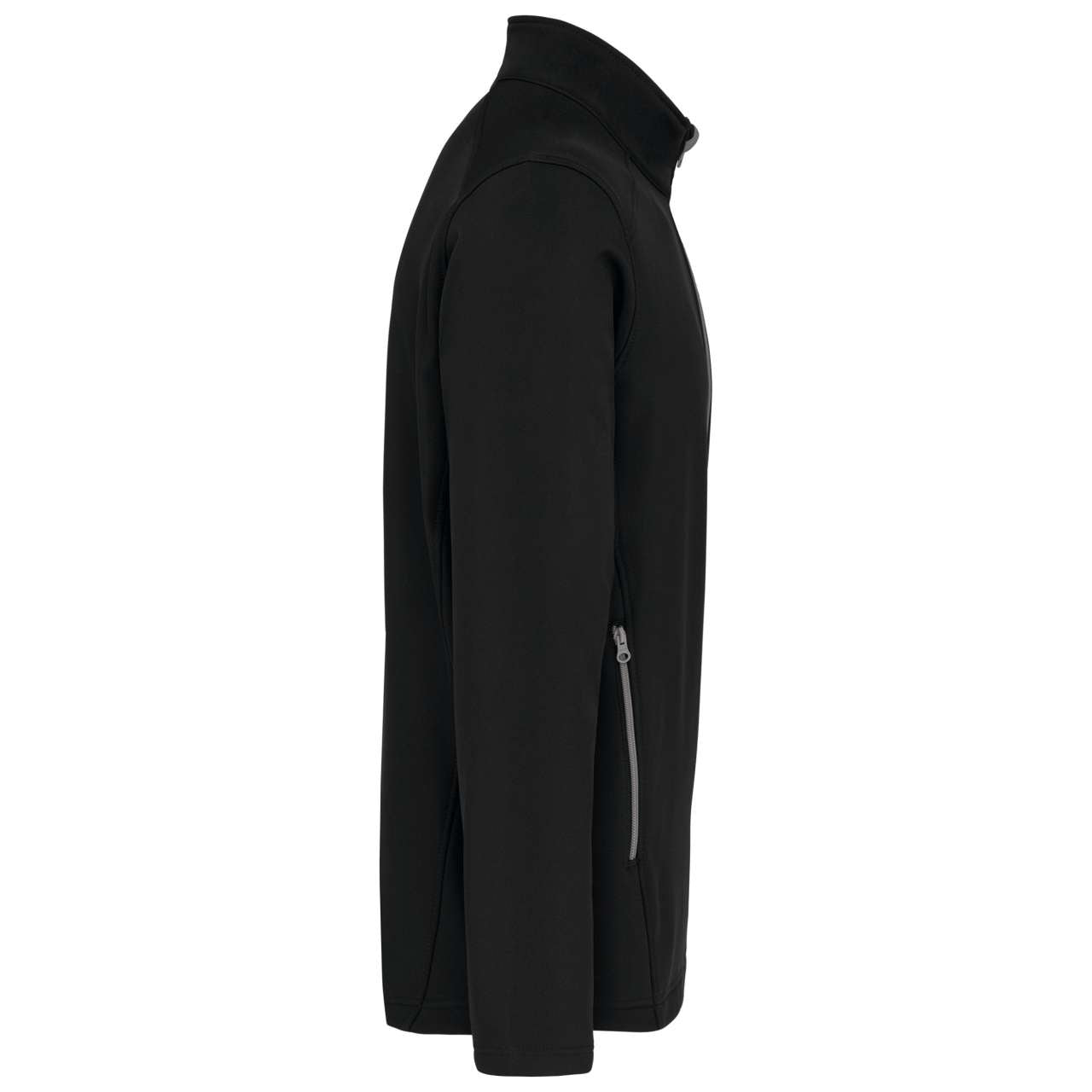 MEN’S 2-LAYER SOFTSHELL JACKET - Black - Additional