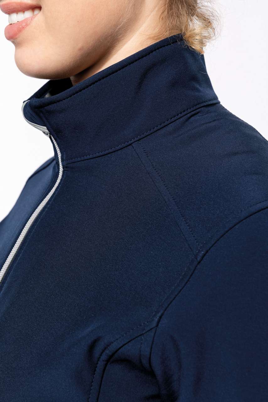 LADIES’ 2-LAYER SOFTSHELL JACKET - Light Royal Blue - Additional