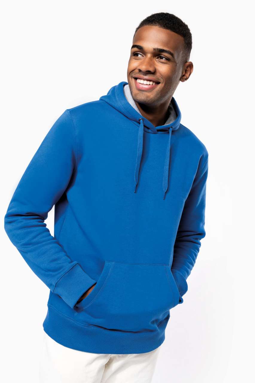 HOODED SWEATSHIRT - Black - Model