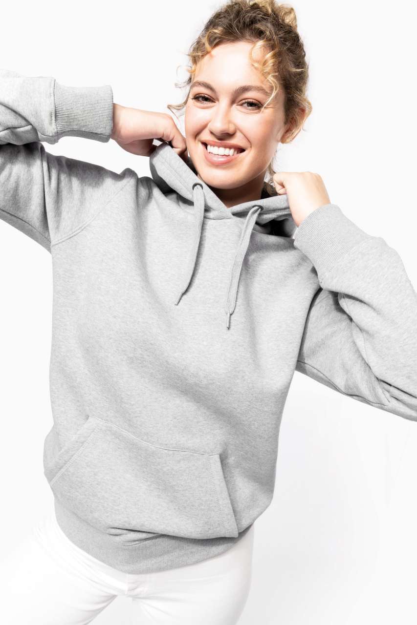 HOODED SWEATSHIRT - Black - Additional