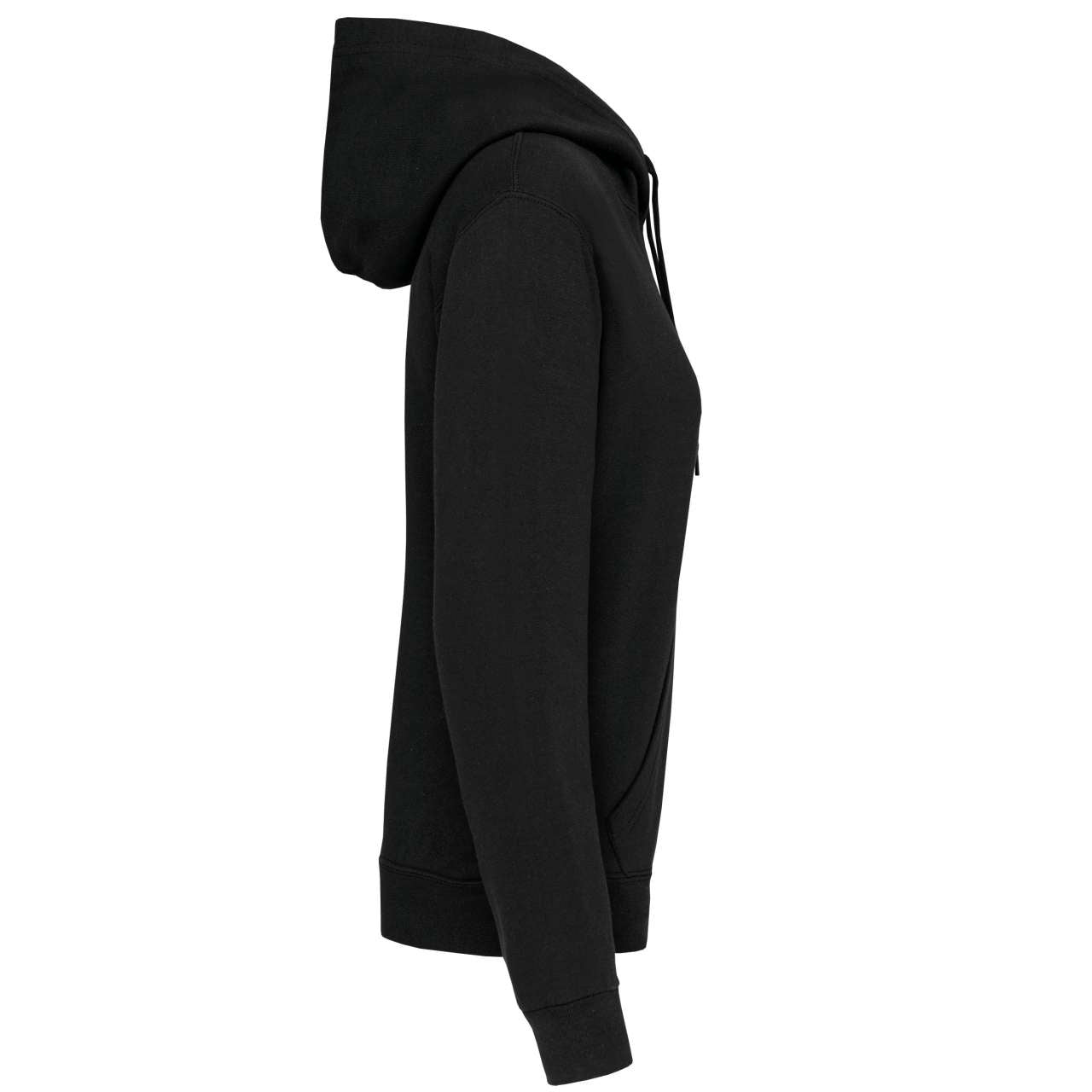 LADIES’ HOODED SWEATSHIRT - Black - Additional