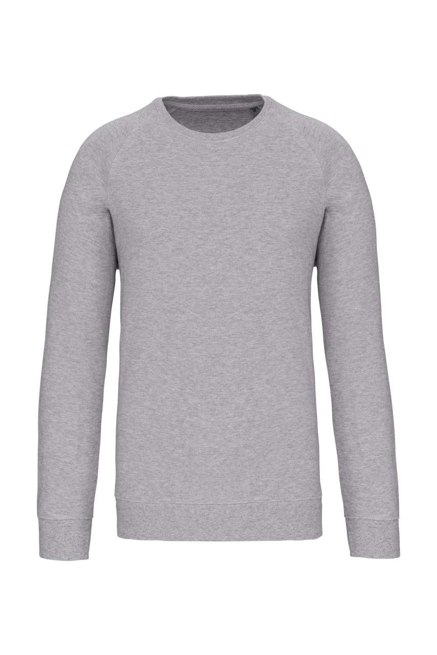 ORGANIC PIQUÉ SWEATSHIRT - Oxford Grey - colorimageurl