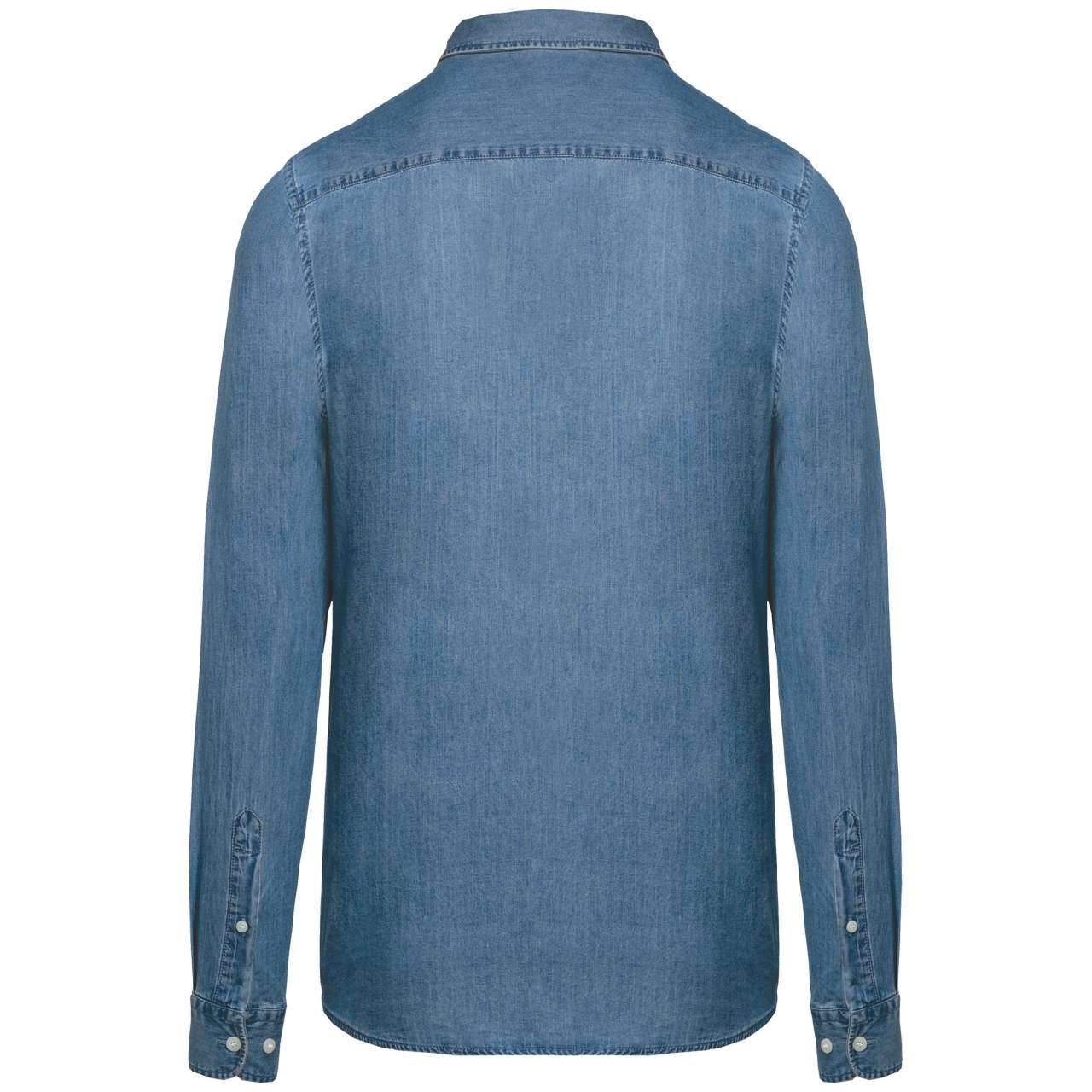 MEN’S DENIM SHIRT - Chambray Blue - Additional