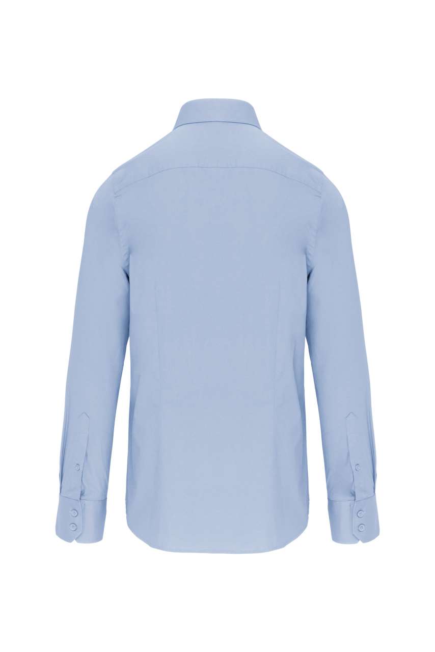 MEN'S FITTED LONG-SLEEVED NON-IRON SHIRT - Bright Sky - Additional