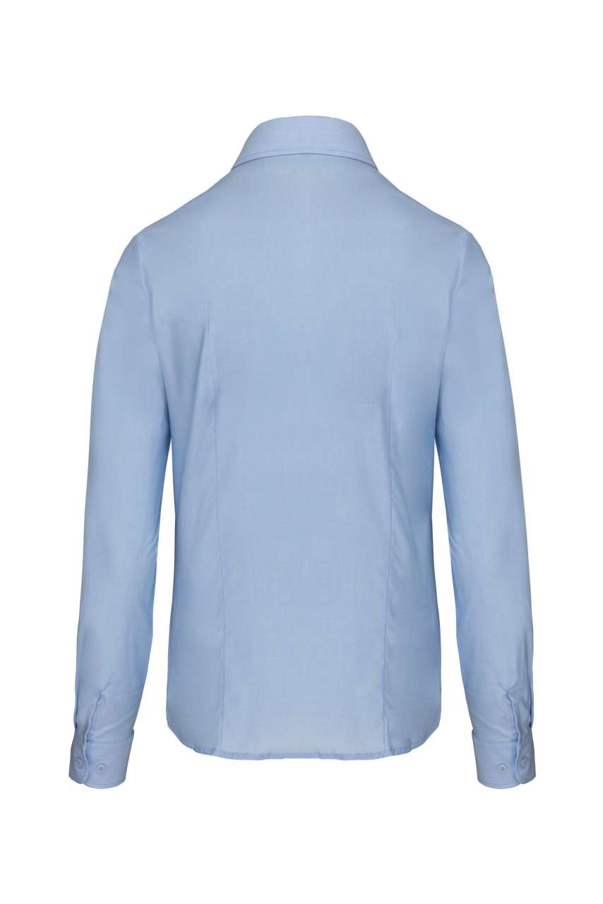 LADIES' LONG-SLEEVED OXFORD SHIRT - Oxford Blue - Additional
