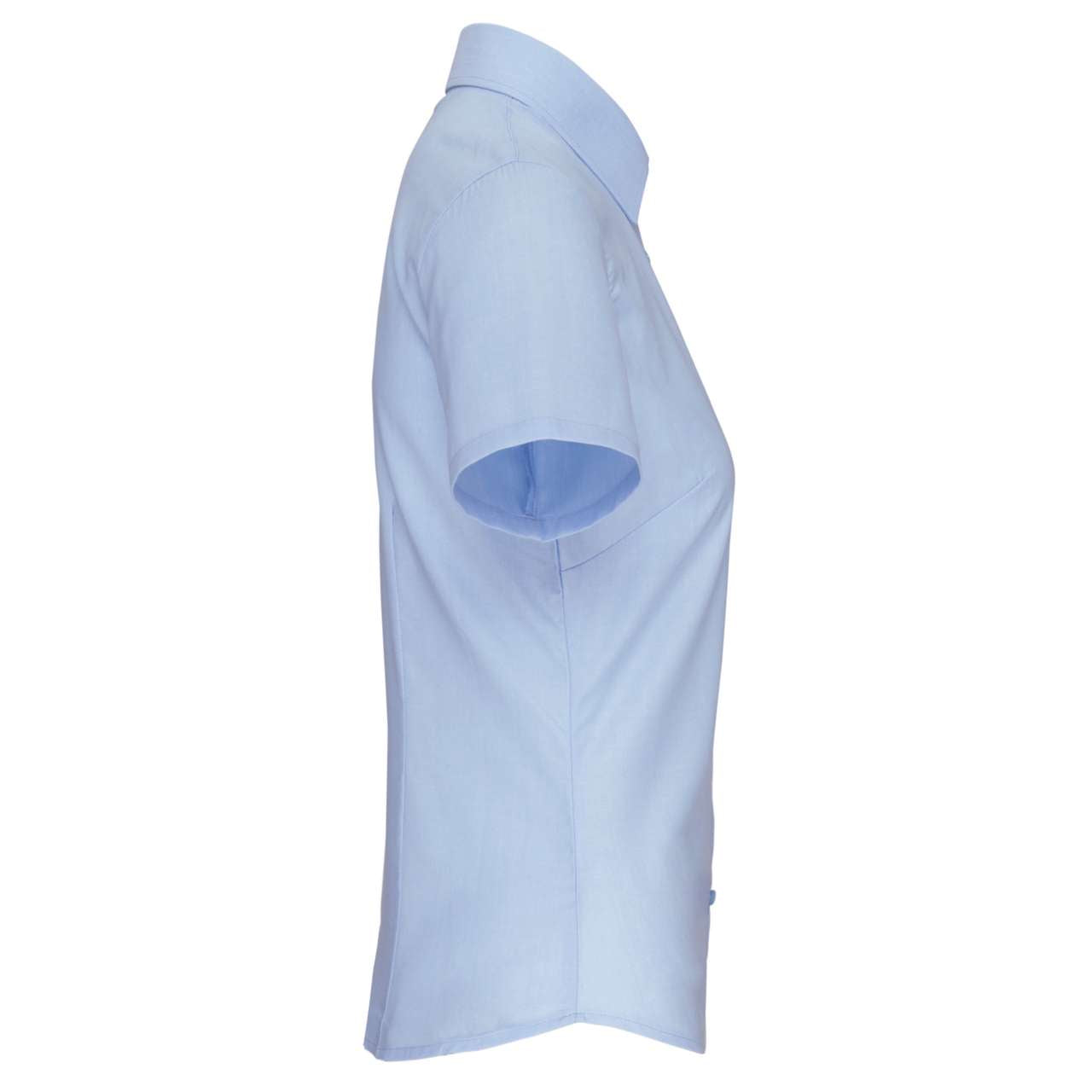 LADIES' SHORT-SLEEVED OXFORD SHIRT - Oxford Blue - Additional