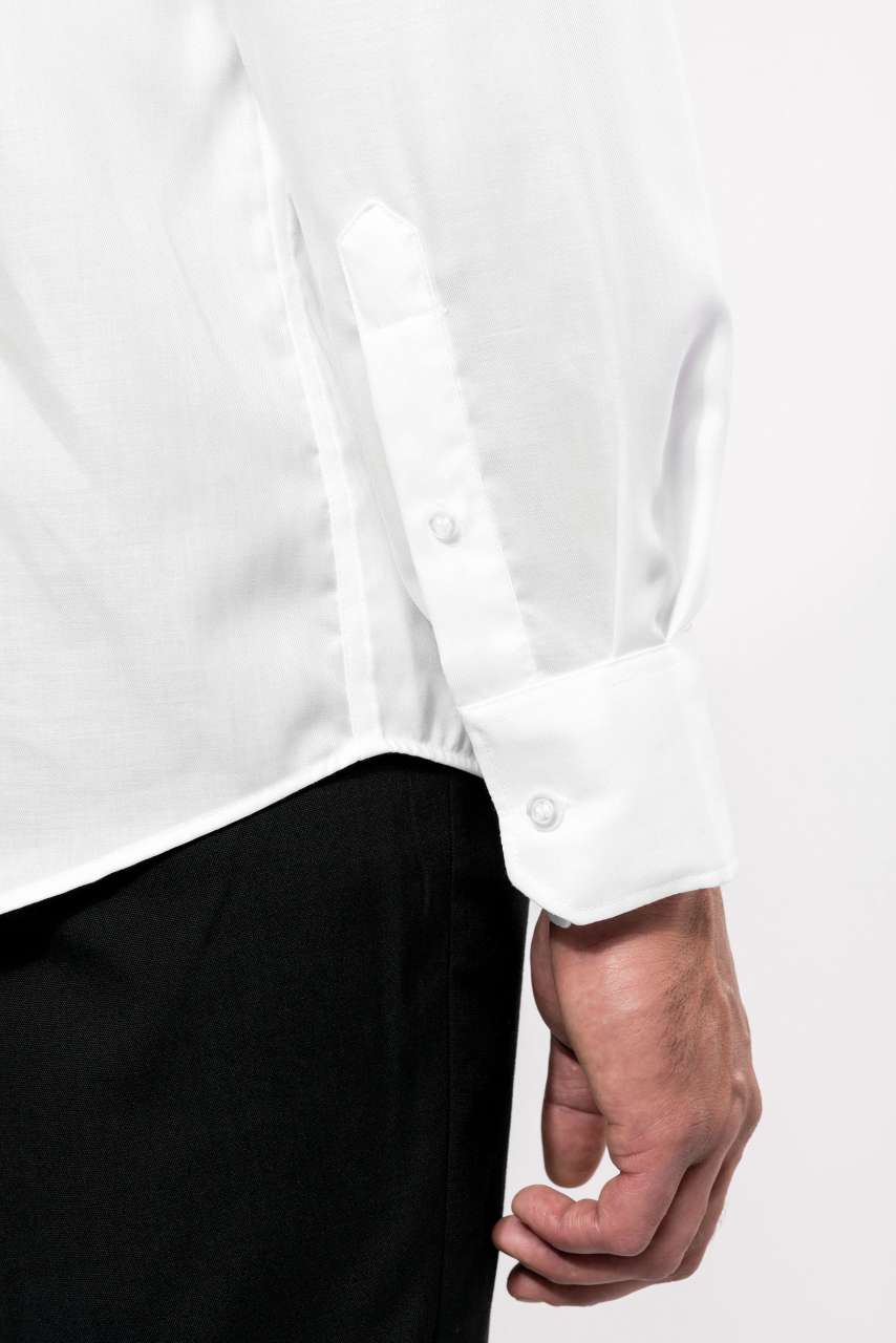 LONG-SLEEVED NON-IRON SHIRT - Black - Additional