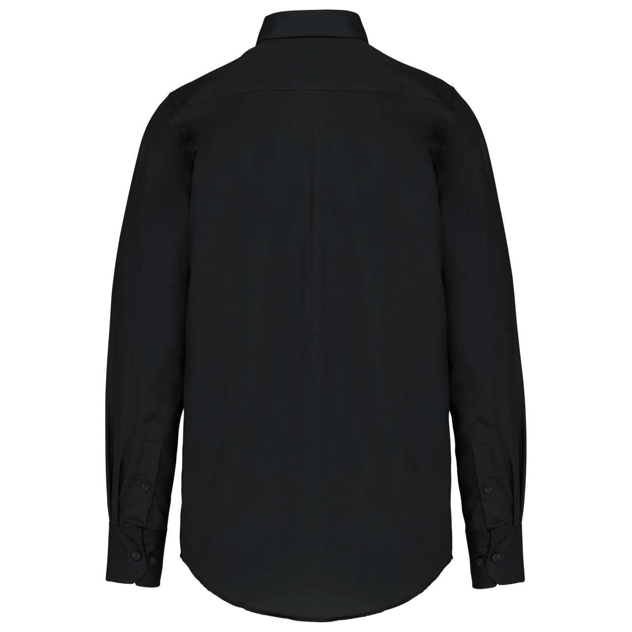 LONG-SLEEVED NON-IRON SHIRT - Black - Additional