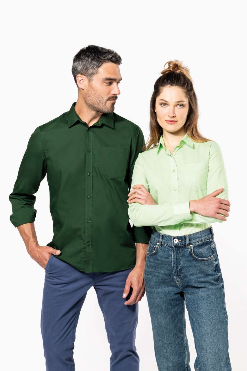 JESSICA - LADIES' LONG-SLEEVED SHIRT - Angora - Additional