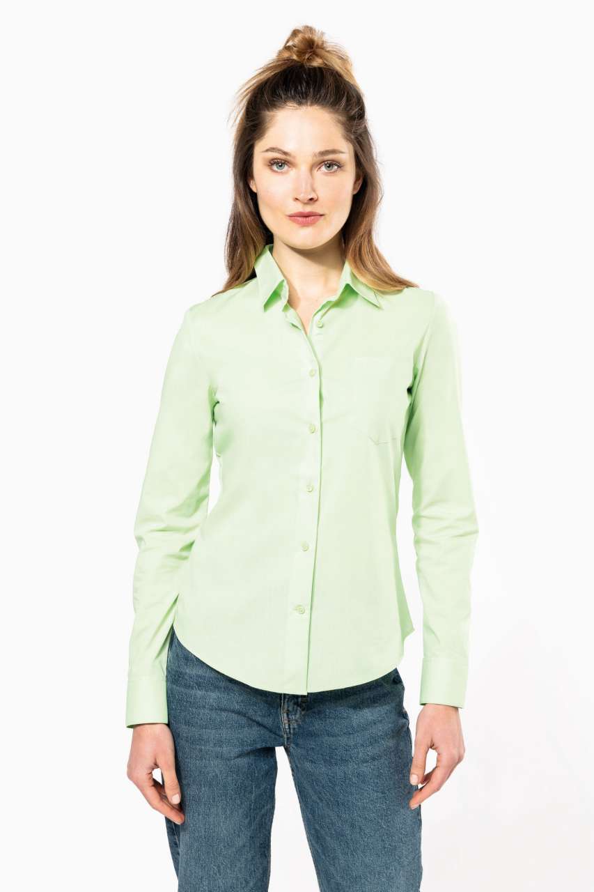 JESSICA - LADIES' LONG-SLEEVED SHIRT - Angora - Model
