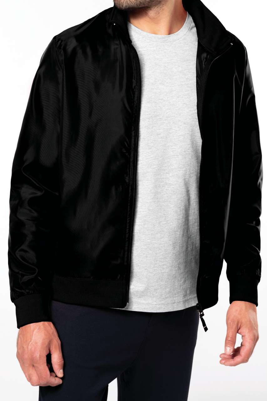 UNLINED WINDBREAKER - Black - Model