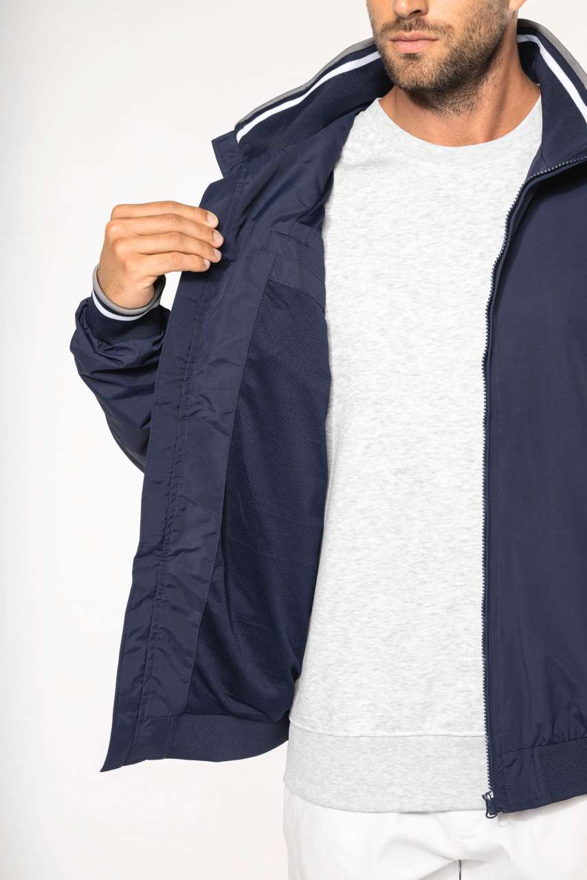 CITY BLOUSON JACKET - Black/White/Blue - Additional