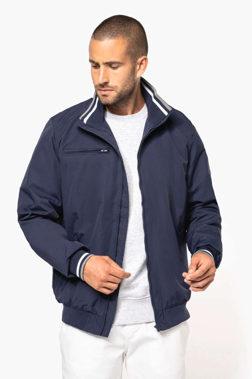 CITY BLOUSON JACKET - Black/White/Blue - Additional