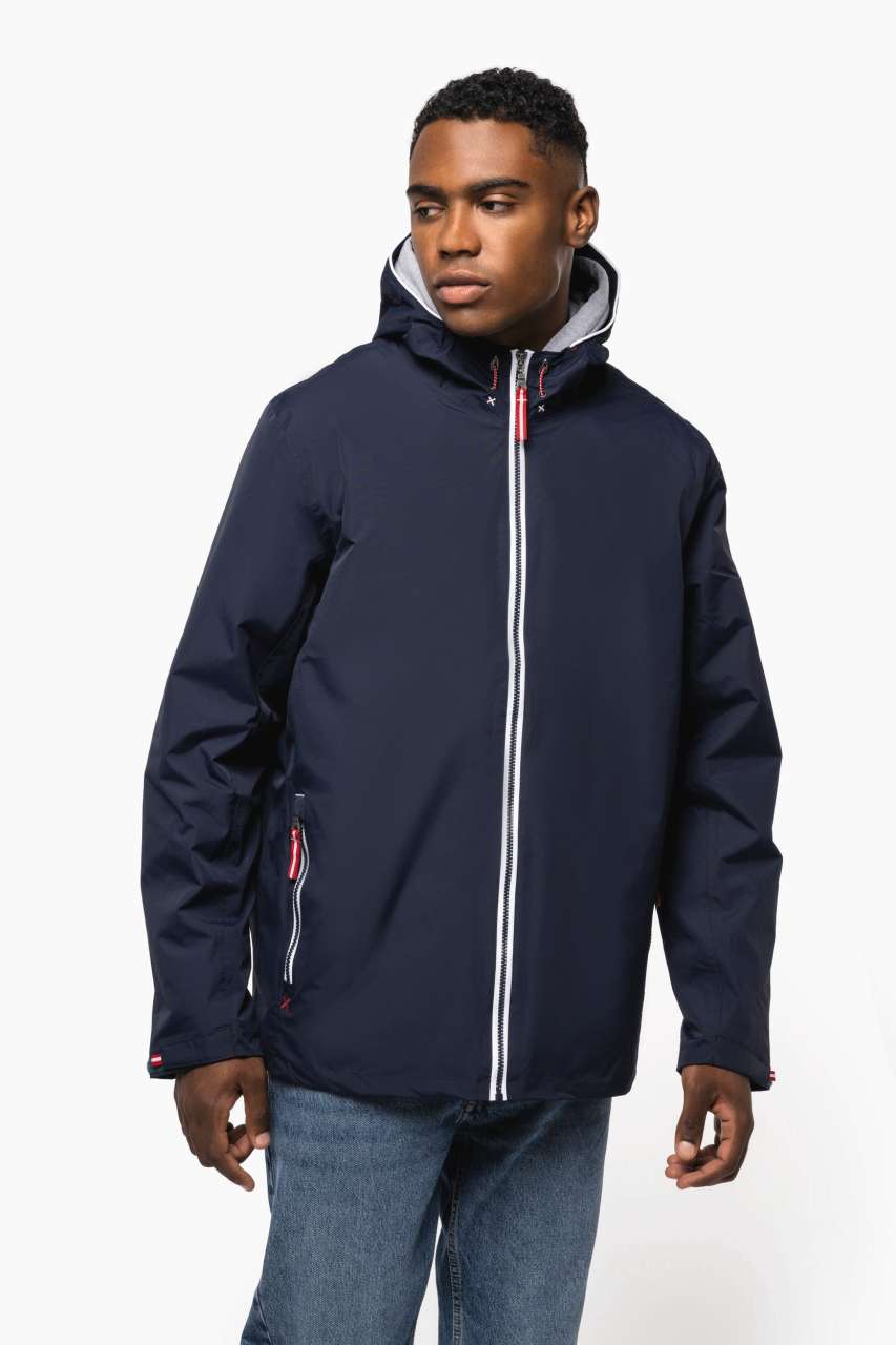 UNISEX WATERPROOF JACKET - Navy - modelimageurl