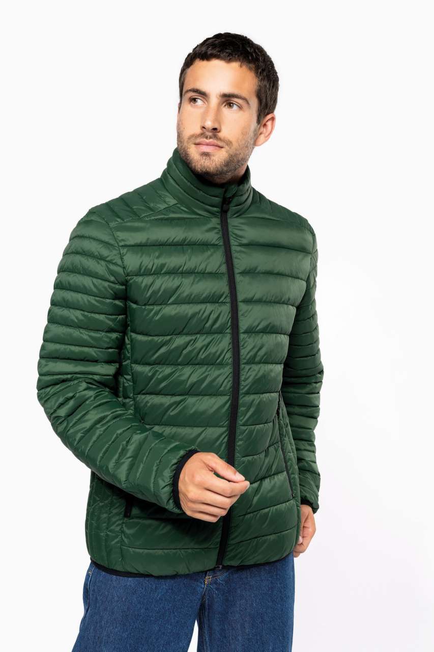 MEN'S LIGHTWEIGHT PADDED JACKET - Black - Model