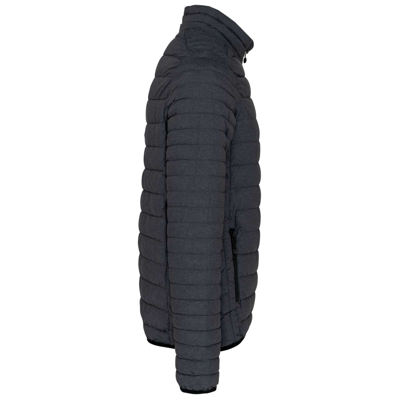 MEN'S LIGHTWEIGHT PADDED JACKET - Marl Dark Grey - Additional