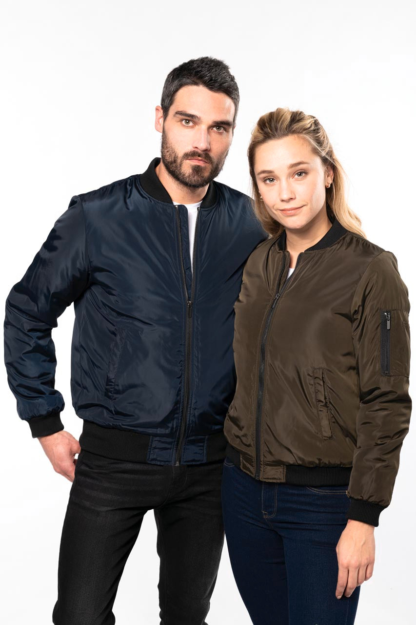 MEN'S BOMBER JACKET - Black - modelimageurl