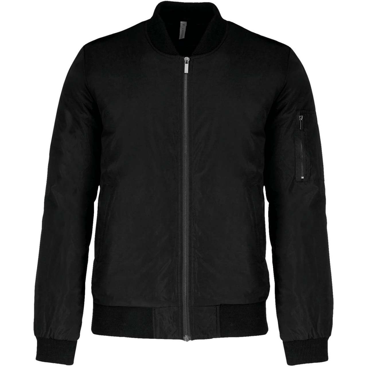 MEN'S BOMBER JACKET - Black - colorimageurl