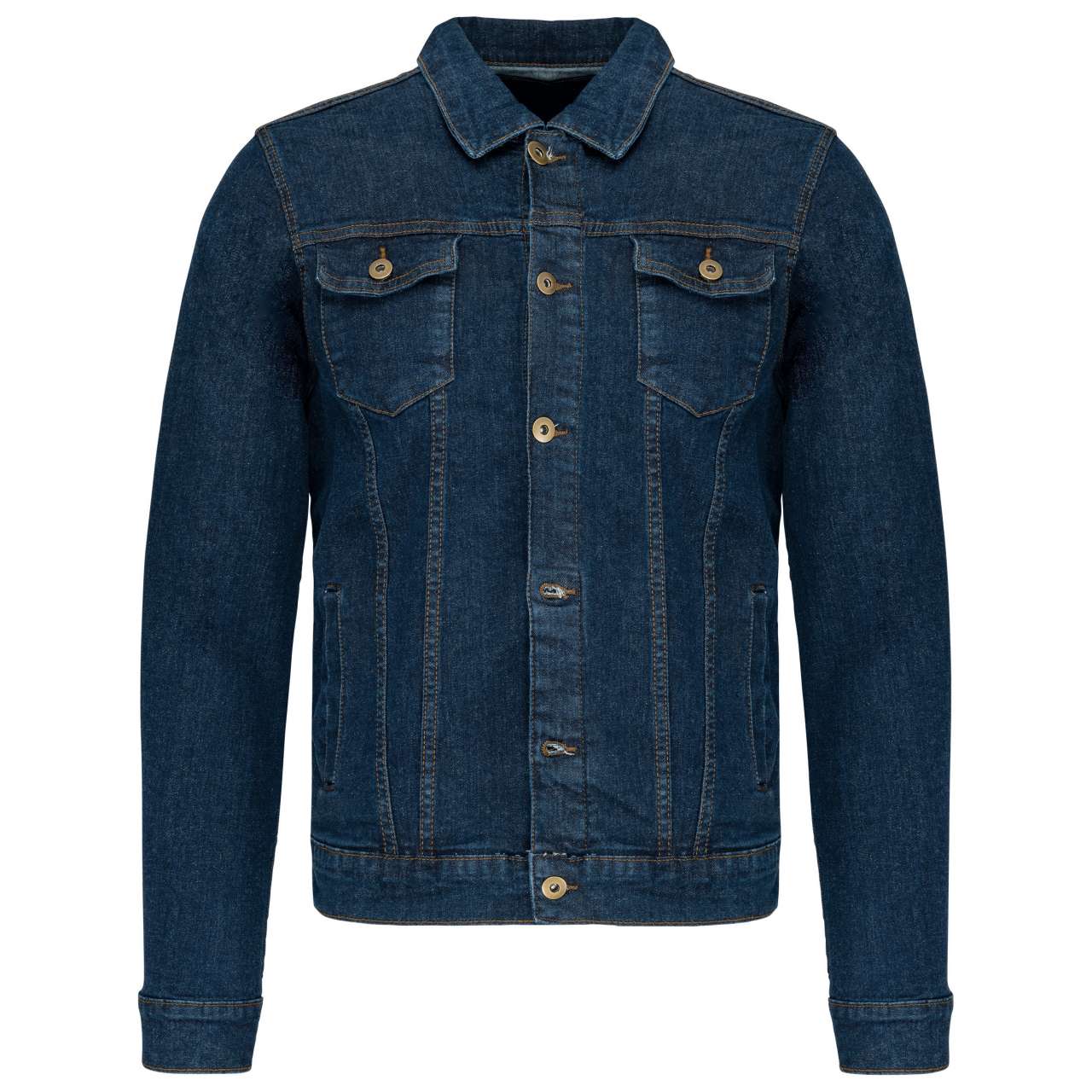 MEN'S UNLINED DENIM JACKET - Blue Rinse - colorimageurl