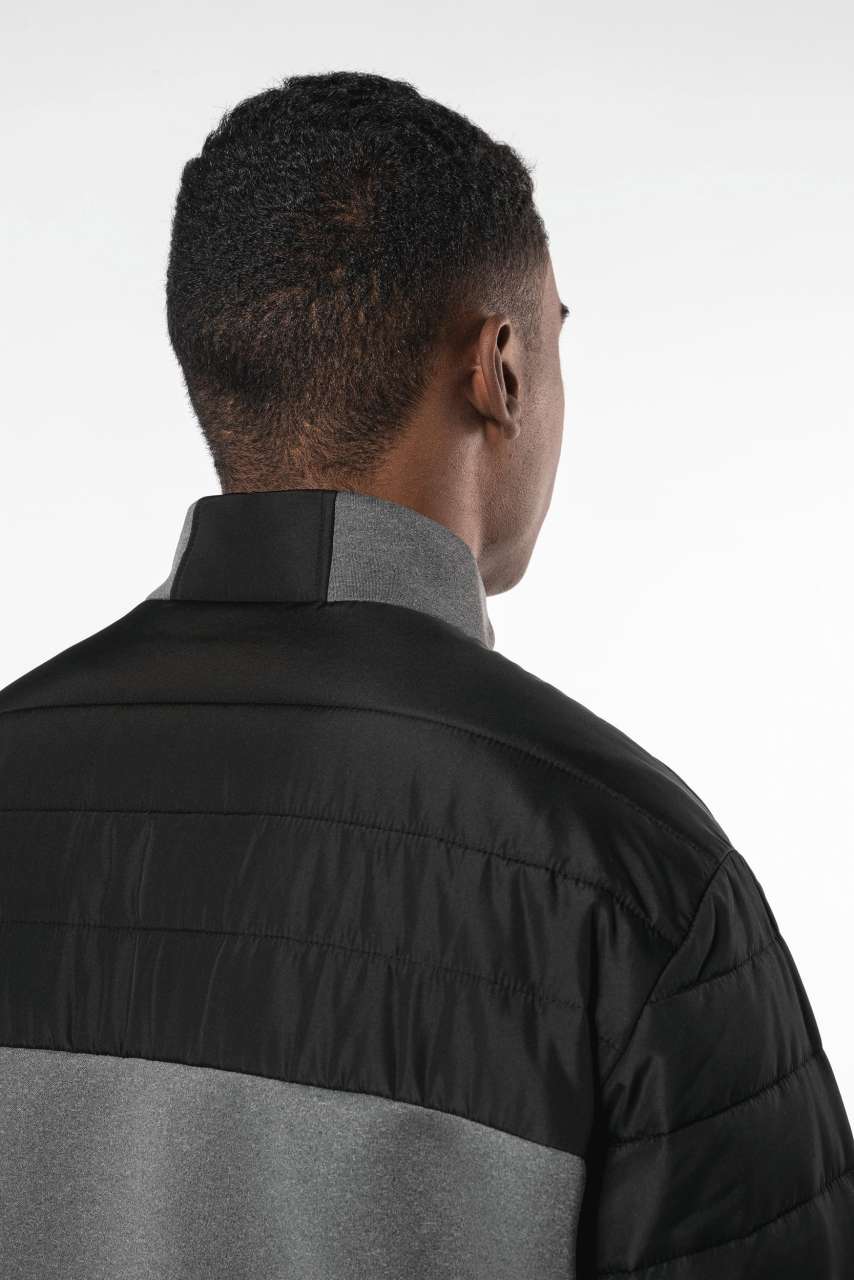MEN'S BI-MATERIAL PADDED JACKET