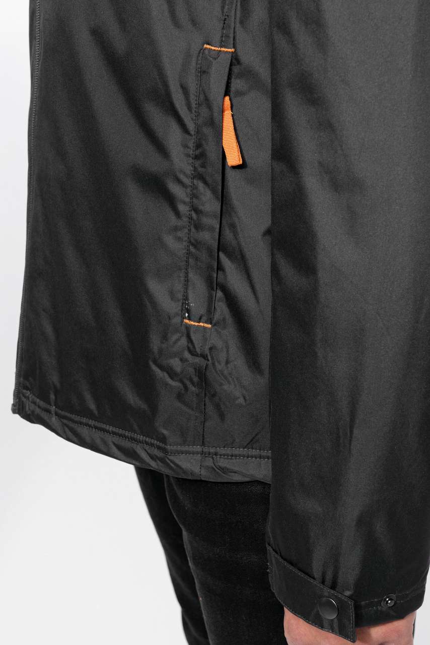 SCORE - DETACHABLE-SLEEVED BLOUSON JACKET - Black/Orange - Additional