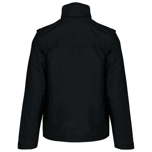 SCORE - DETACHABLE-SLEEVED BLOUSON JACKET - Black/Orange - Main