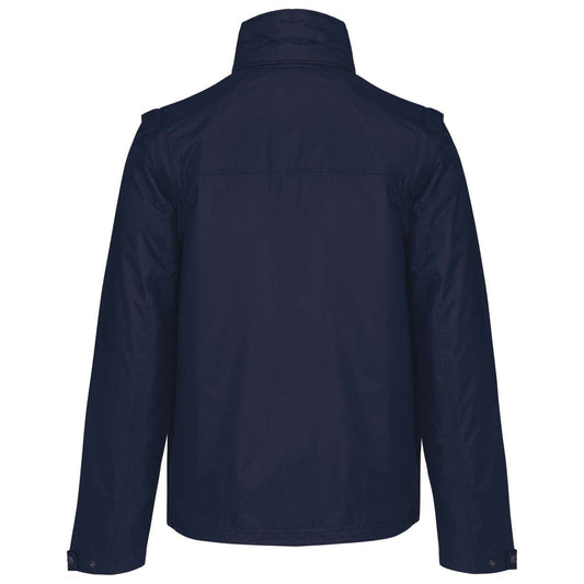 SCORE - DETACHABLE-SLEEVED BLOUSON JACKET - Navy/Grey - Main