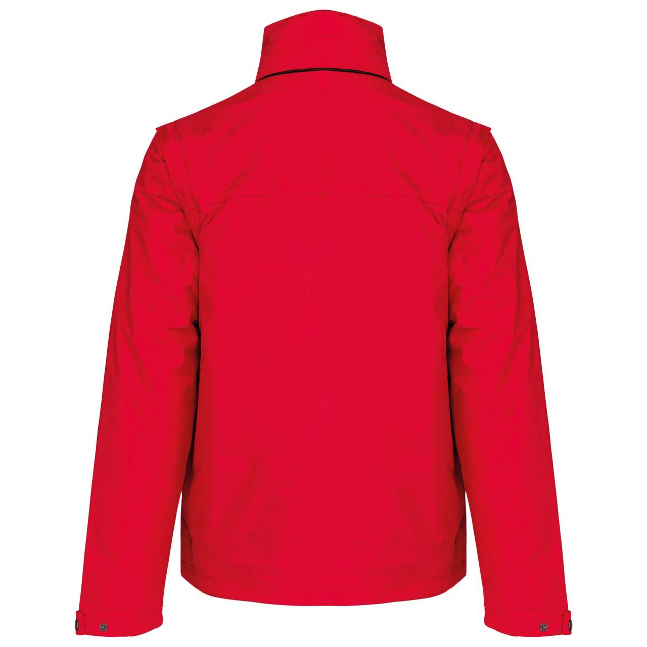 SCORE - DETACHABLE-SLEEVED BLOUSON JACKET - Red/Black - Main